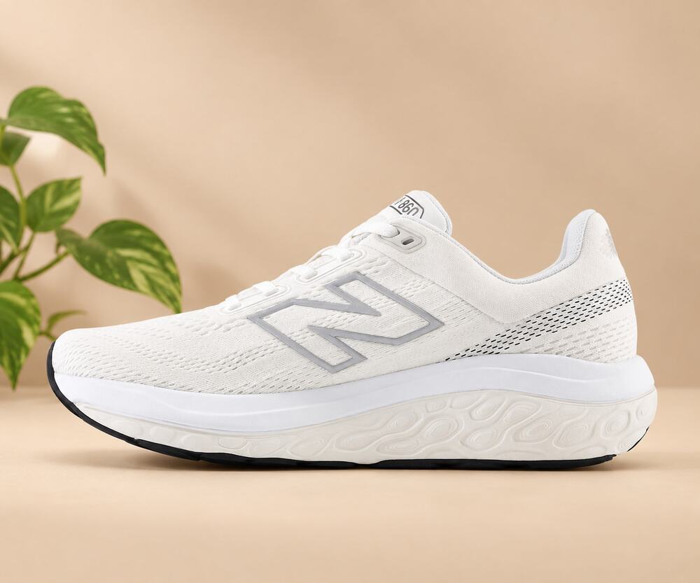 USED New Balance Fresh Foam X 860 V14 Women's Running Shoes White 8.5 M